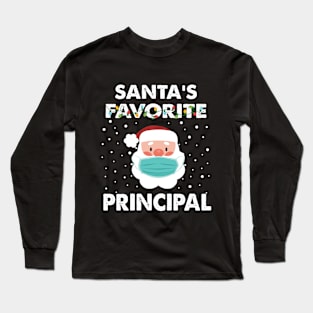 santa favorite principal christmas Long Sleeve T-Shirt